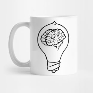 Brain-Bulb Mug